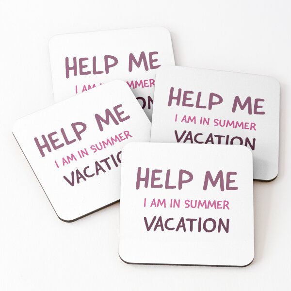 Item preview, help me i am in summer vacation - Summer Vacation quotes designed and sold by Mokastro.