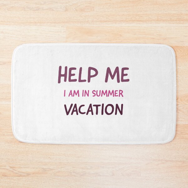Item preview, help me i am in summer vacation - Summer Vacation quotes designed and sold by Mokastro.
