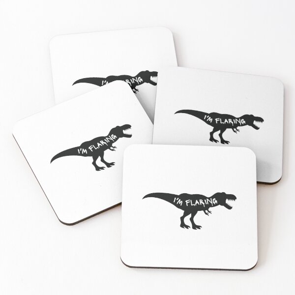 Item preview, I'm Flaring Dinosaur designed and sold by positivelyrheum.