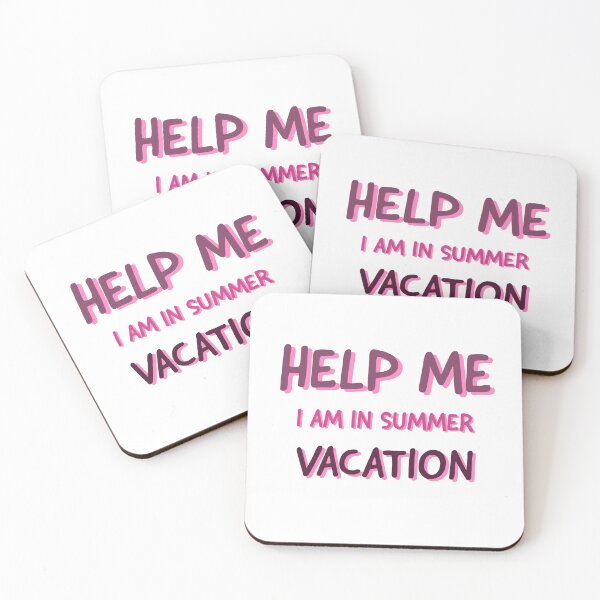 Item preview, help me i am in summer vacation - Summer Vacation quotes designed and sold by Mokastro.