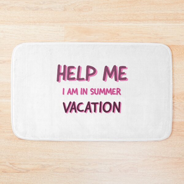 Item preview, help me i am in summer vacation - Summer Vacation quotes designed and sold by Mokastro.