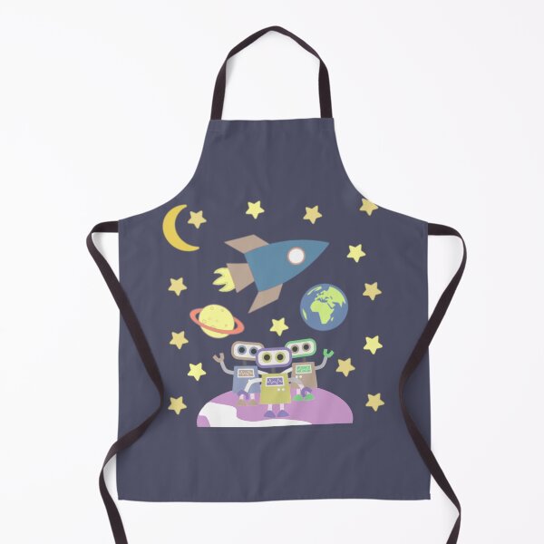 Item preview, Cool Robots In Space Design, Fun Kids Sci-Fi Design designed and sold by TrulyEpoque.