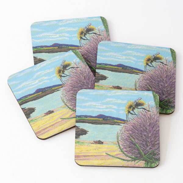 Item preview, Bee on Beach at Trearddur Bay designed and sold by LymphomaLass.