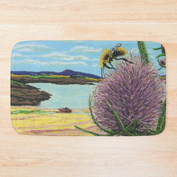 Item preview, Bee on Beach at Trearddur Bay designed and sold by LymphomaLass.