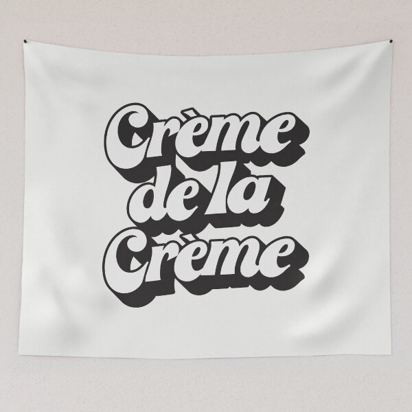 Item preview, Creme De La Creme - Typography designed and sold by souloff.
