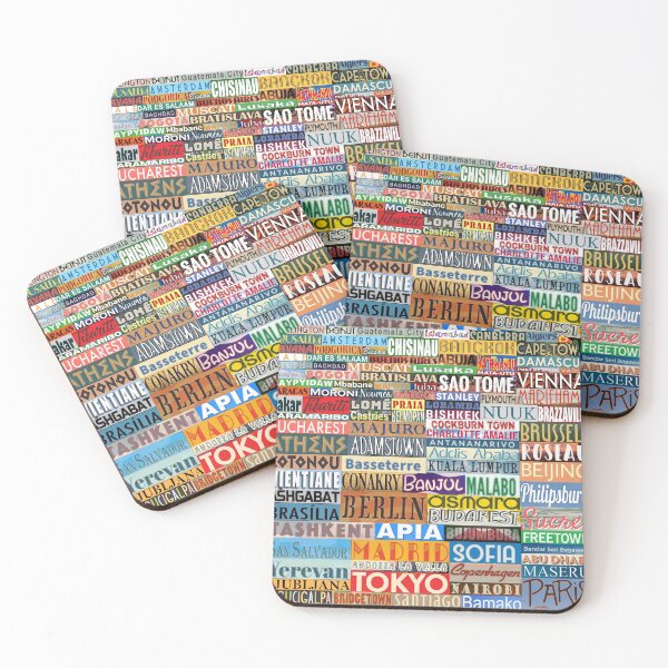 Item preview, World Capitals designed and sold by Montage-Madness.