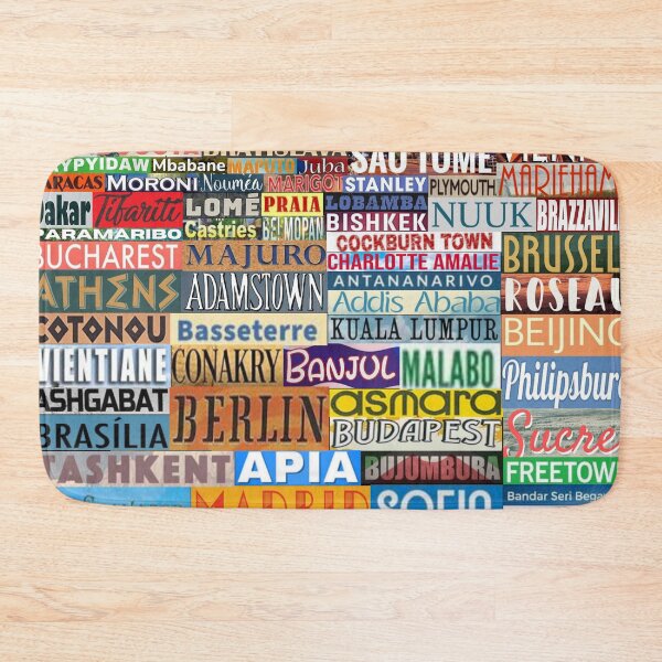 Item preview, World Capitals designed and sold by Montage-Madness.