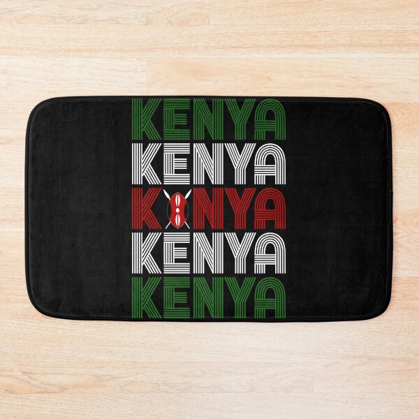 Item preview, Kenya Kenyan Flag Colors Design - Black designed and sold by PearlMoonGrapes.