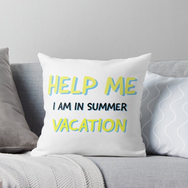 Item preview, help me i am in summer vacation - Summer Vacation quotes designed and sold by Mokastro.