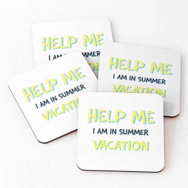 Item preview, help me i am in summer vacation - Summer Vacation quotes designed and sold by Mokastro.