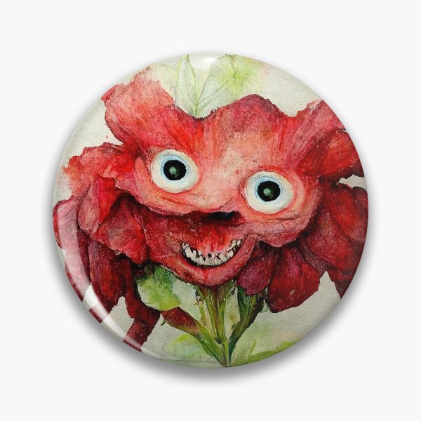 Item preview, Alyssa the Watercolor Flower Monster designed and sold by pixelista.