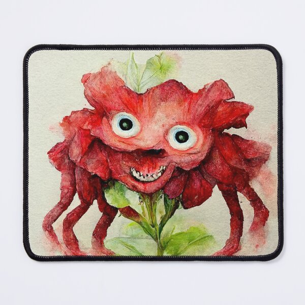 Item preview, Alyssa the Watercolor Flower Monster designed and sold by pixelista.