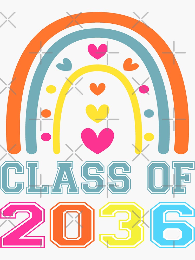 Class Of 2036 Pre Kinder Graduate Sticker For Sale By Erozzz Redbubble 4816