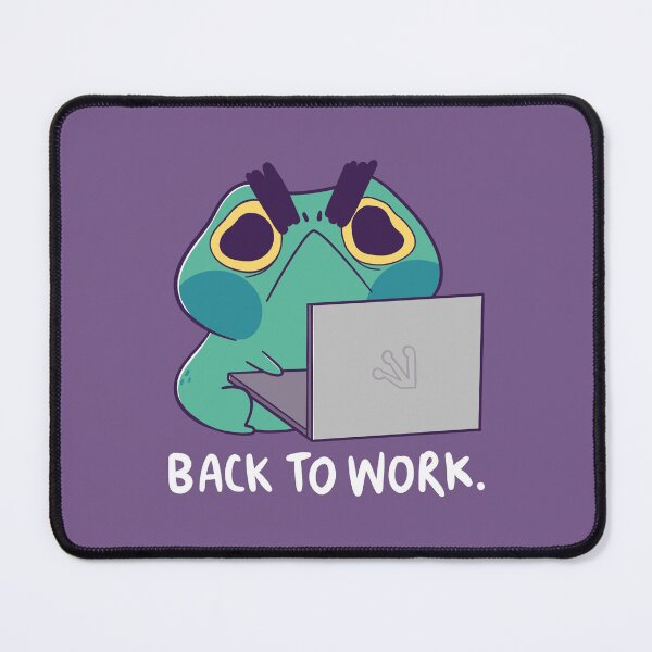 Item preview, Frog is Back to Work designed and sold by TaylorRoss1.