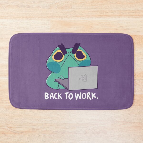 Item preview, Frog is Back to Work designed and sold by TaylorRoss1.