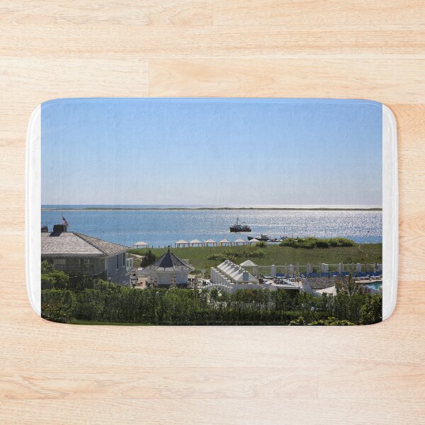 Item preview, Boat on the sparkling waters of Chatham Harbor designed and sold by BarleyClover.