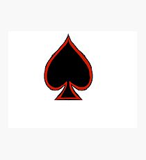 Spade Photographic Print