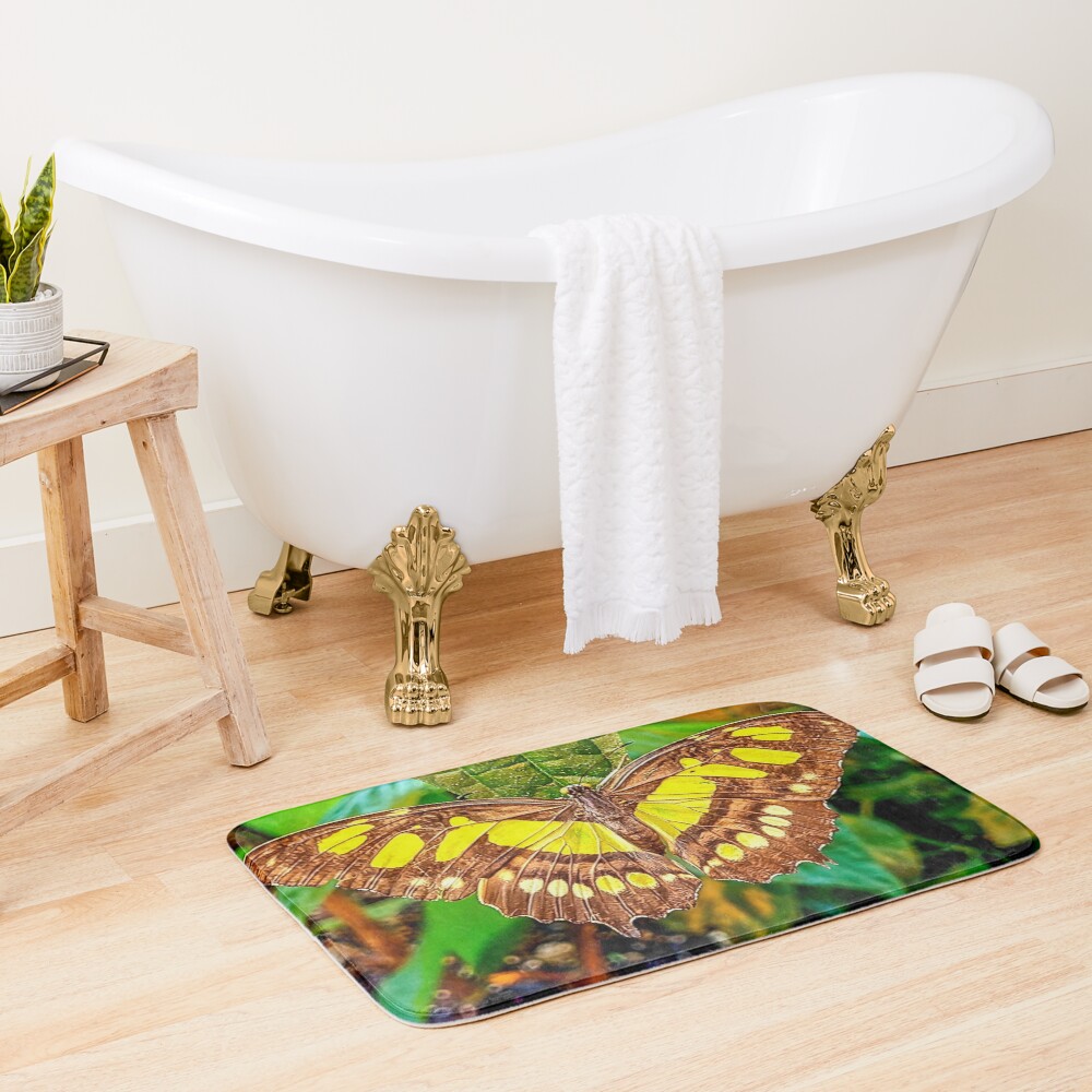 Serenity Butterfly Bath Mat