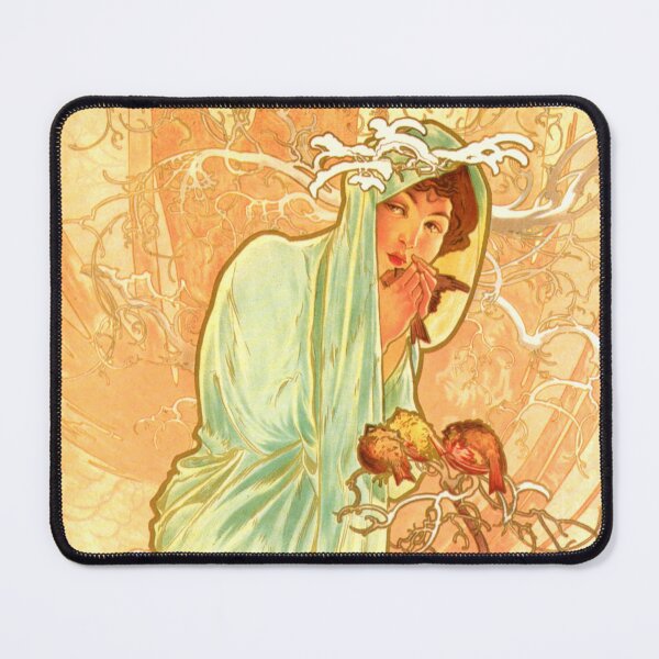 Item preview, Alfons Mucha Winter designed and sold by OldTimeArt.