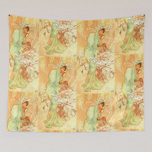 Item preview, Alfons Mucha Invierno designed and sold by OldTimeArt.