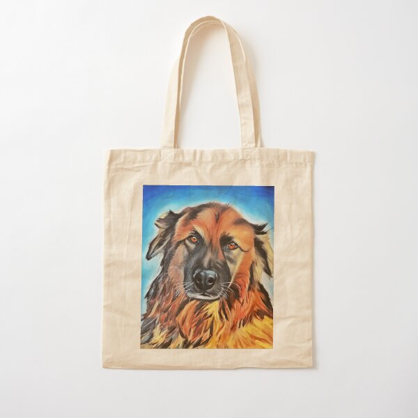 Big Dog, Enormous Heart Cotton Tote Bag