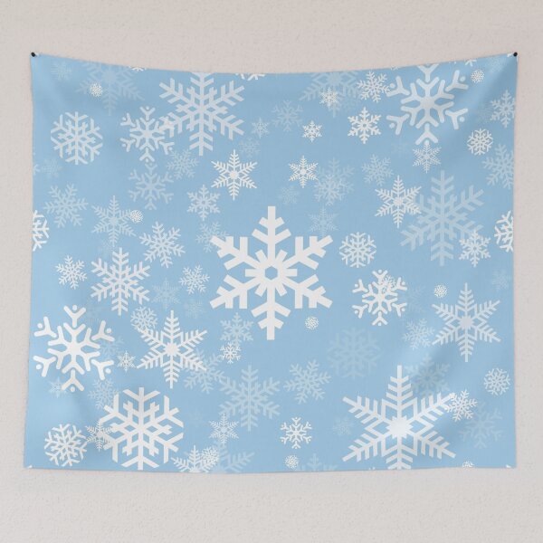 Item preview, Snowflakes Pattern in Baby Blue designed and sold by Garaga.
