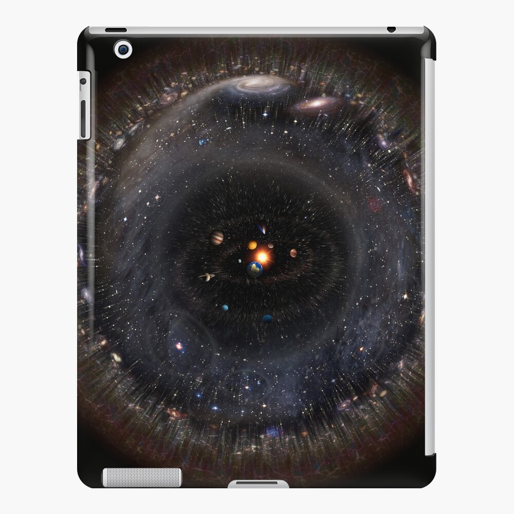 Observable Universe Bigger Ssystem Black Background Ipad Case Skin