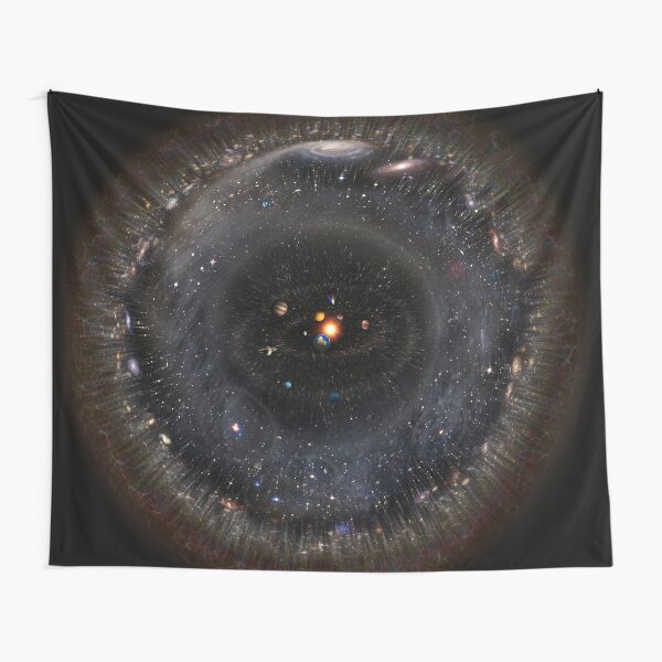 Observable Universe bigger SSystem! (black background) Tapestry