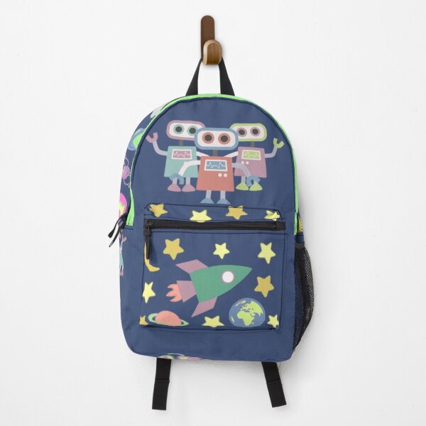 Item preview, Fun Robots In Space Design, Fun Kids Sci-Fi Design designed and sold by TrulyEpoque.