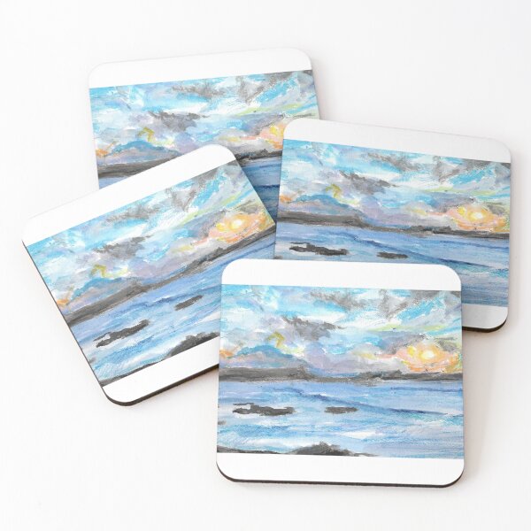 Artikelvorschau, Aquarell Strandmalerei entworfen und verkauft von ChloeM-Artistry.