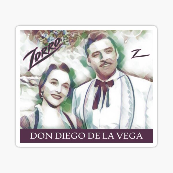 Vista previa del artículo con la obra «Zorro don Diego de la Vega y su amante Anna María», diseñado y vendido por Astralia.