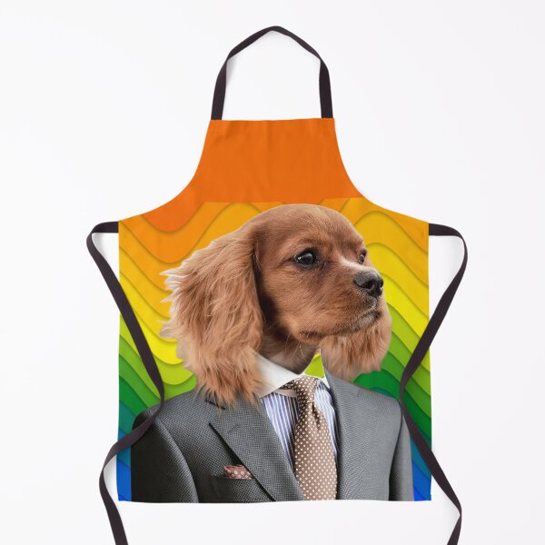 Item preview, A Pride Ckc Dog with Suit and Tie, Gift for The Cavie Dog Lover, King Charles Spaniel designed and sold by DiensDesign.