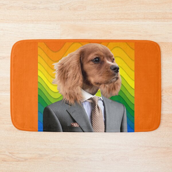 Item preview, A Pride Ckc Dog with Suit and Tie, Gift for The Cavie Dog Lover, King Charles Spaniel designed and sold by DiensDesign.