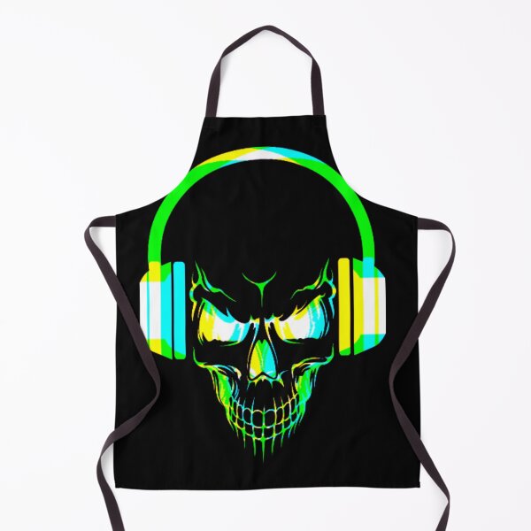 Item preview, Skull listening good vibes designed and sold by Fab Art DESIGN LAB.