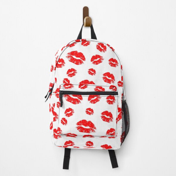 Item preview, Red lips on white background designed and sold by plumspixellove.