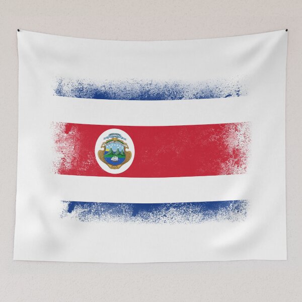 Item preview, Costa Rica Flag designed and sold by psychoshadow.