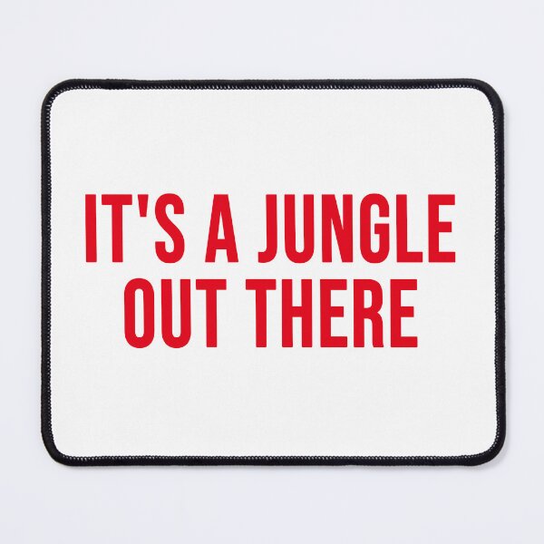 Item preview, It's a jungle out there monk designed and sold by Mr Wolf.