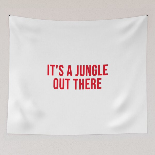 Item preview, It's a jungle out there monk designed and sold by Mr Wolf.