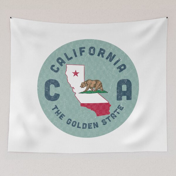 Item preview, Vintage California Map Flag designed and sold by TonySpencer.