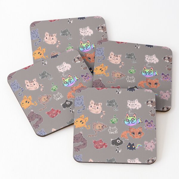 Item preview, round kitties designed and sold by SemmeI.