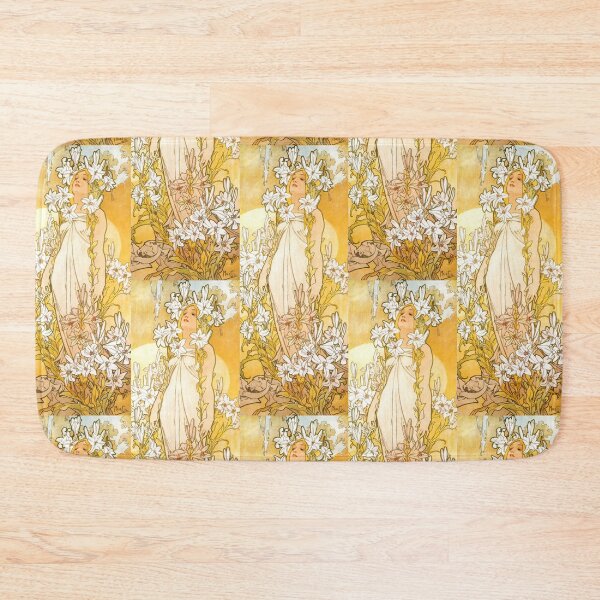 Item preview, Alfons Mucha Las Flores Lirio designed and sold by OldTimeArt.
