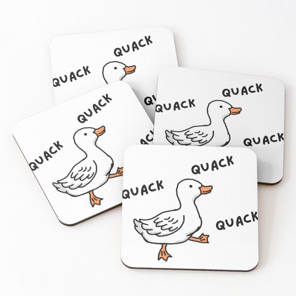 Item preview, duck saying quack quack designed and sold by simpleima.