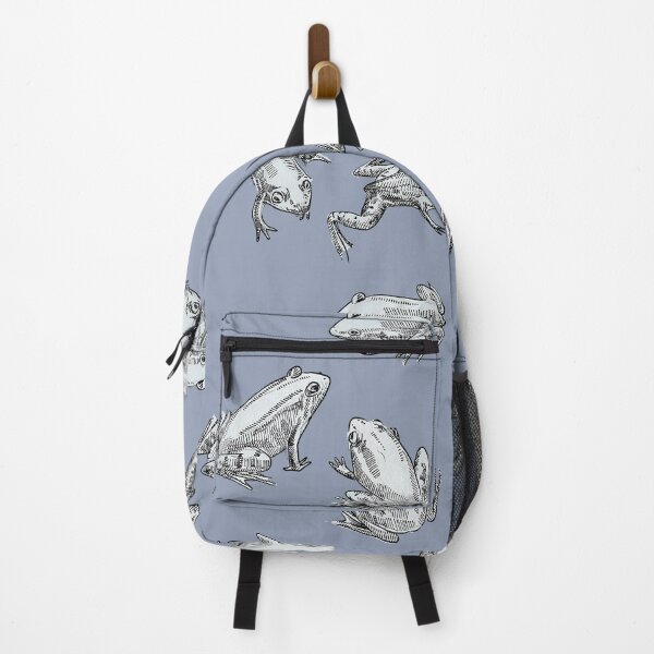 Item preview, Group of Frogs - black and white line art designed and sold by Anna Effenberger Art.