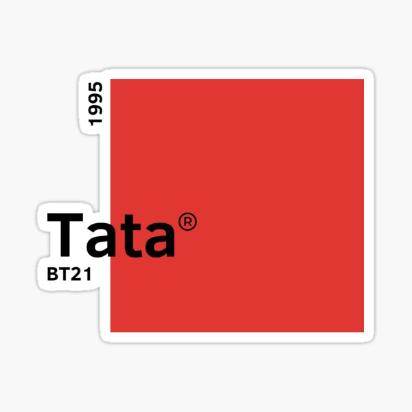 Artikel-Vorschau von Tata-Farbe Pantone BT21, designt und verkauft von tokki-drawings.