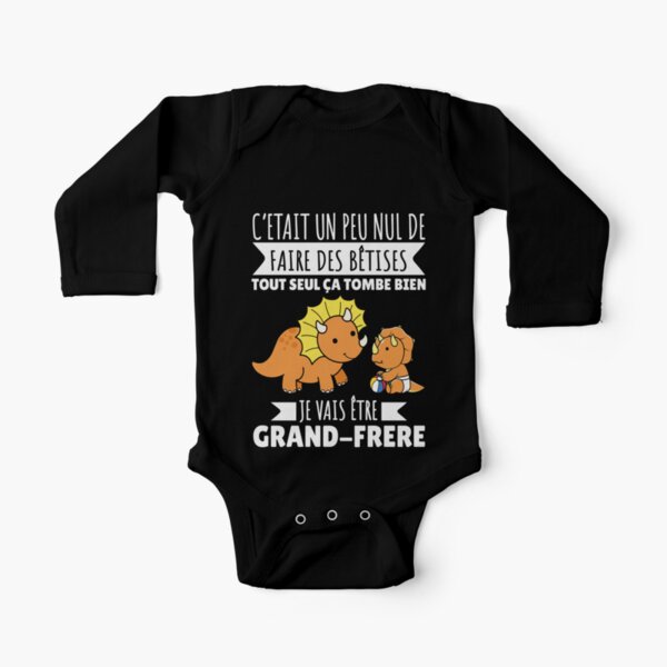 T-shirt 'Je vais être grande sœur' -Cadeau Original pour l'annonce