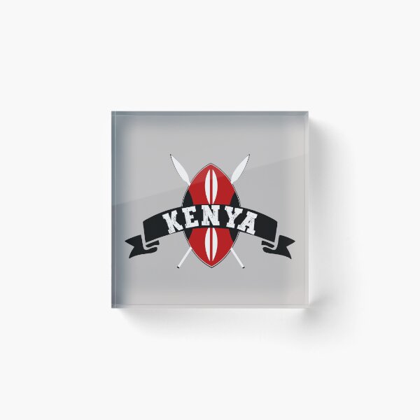 Item preview, Kenya Kenyan Flag Shield Design designed and sold by PearlMoonGrapes.