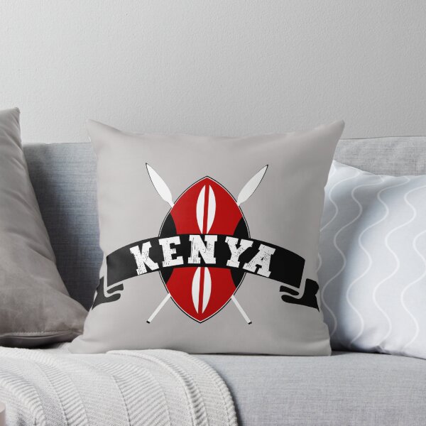 Item preview, Kenya Kenyan Flag Shield Design designed and sold by PearlMoonGrapes.