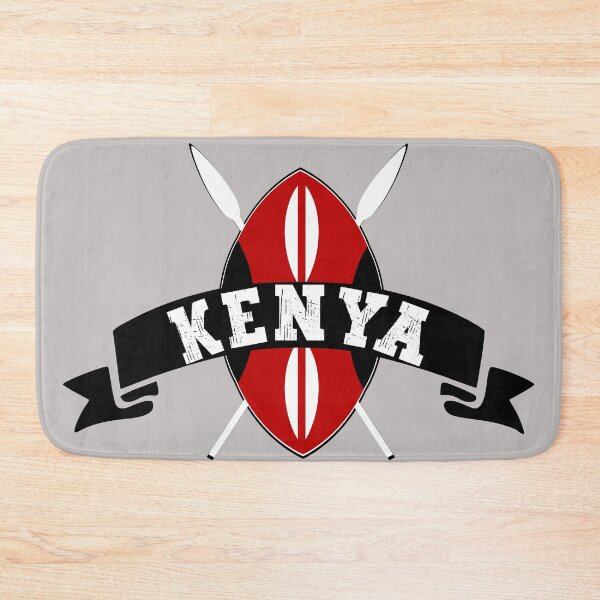 Item preview, Kenya Kenyan Flag Shield Design designed and sold by PearlMoonGrapes.