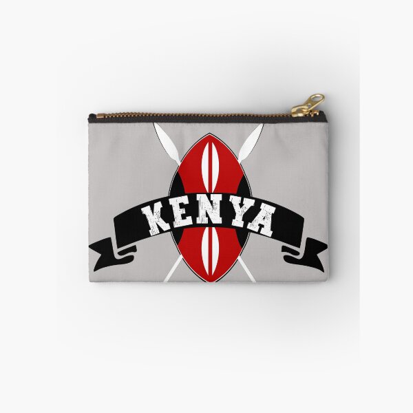 Item preview, Kenya Kenyan Flag Shield Design designed and sold by PearlMoonGrapes.