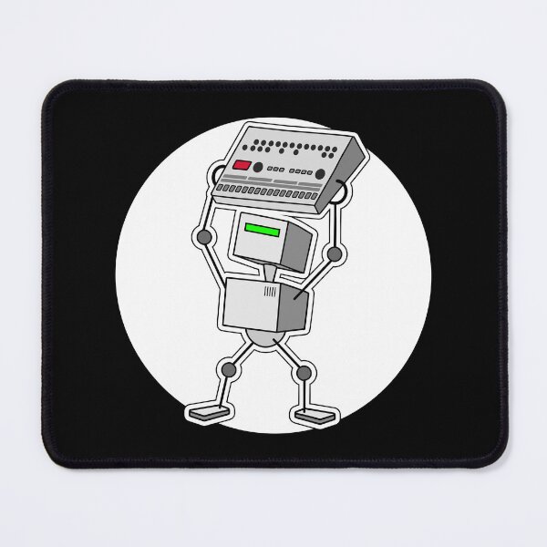 Item preview, Robot Holding Drum Machine Mono Tint designed and sold by AtomicMalibu.
